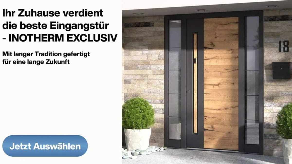 Inotherm EXCLUSIV Entrance Doors – Premium Design