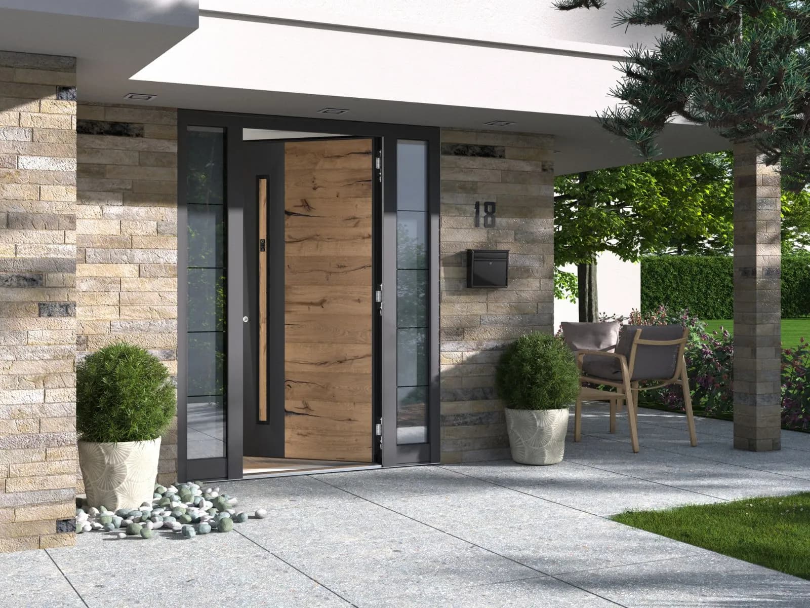 Inotherm Aluminum Entrance Door – Reference project