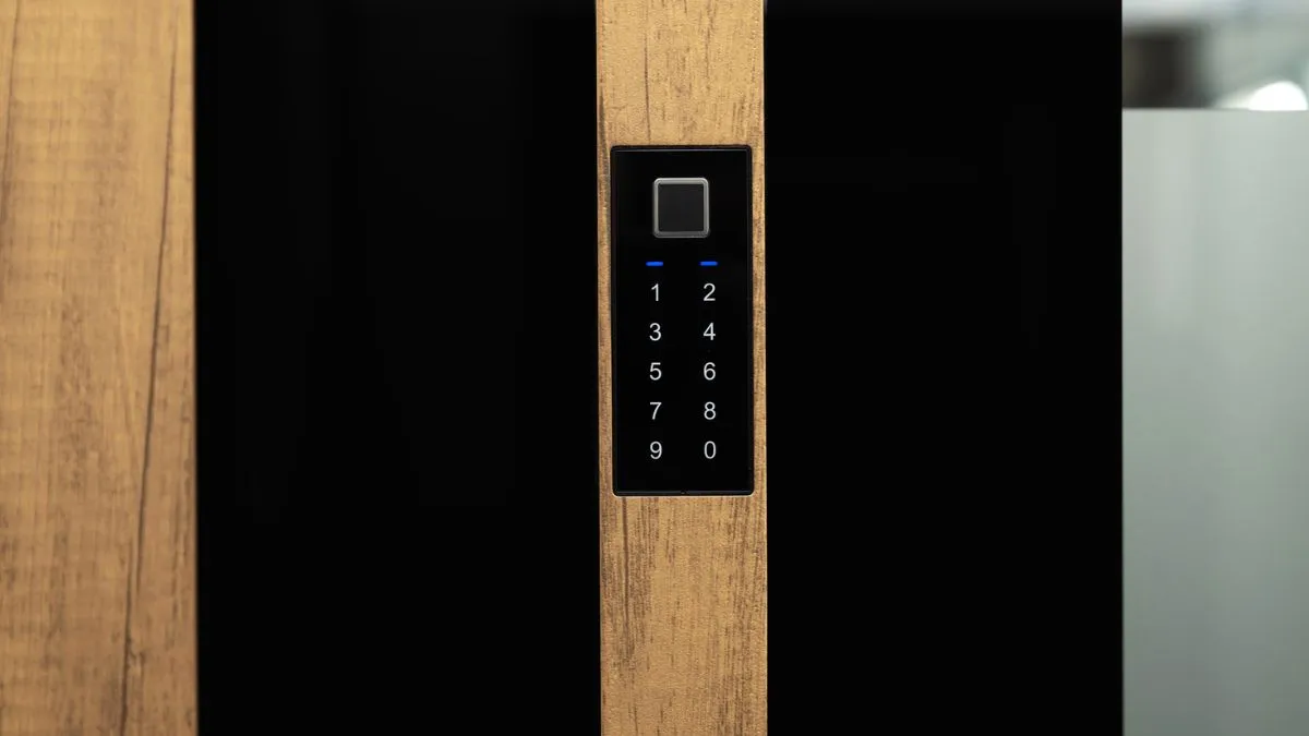 InoSmart Access System on Inotherm Entrance Door